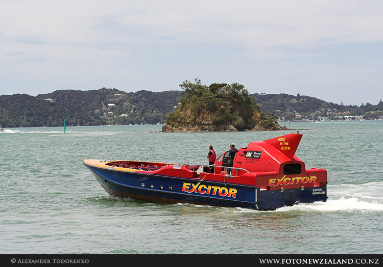 Excitor быстроходная лодка, Paihia, Bay of Islands, Новая Зеландия (Paihia, Bay of Islands, New Zealand)