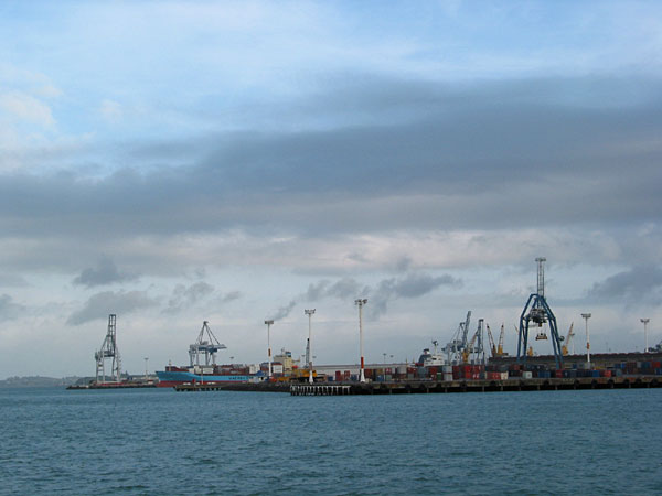 Оклендский морской порт, Окленд, Новая Зеландия (Auckland, New Zealand)