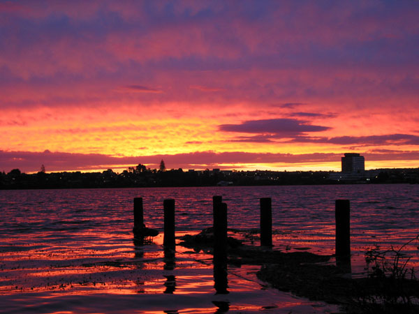 Озеро Пупуке (Lake Pupuke), Окленд, Новая Зеландия (Auckland, New Zealand)