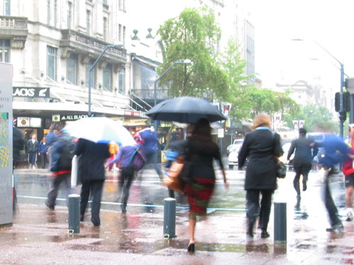 Побег от Дождя, Queen St, Auckland, New Zealand