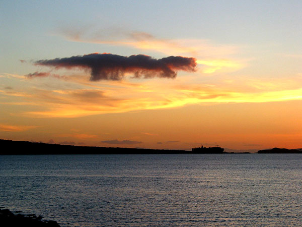Небесный дракон.  5:58am, Takapuna, Auckland, New Zealand