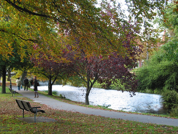 Осень в Крайстчерче, Christchurch, New Zealand