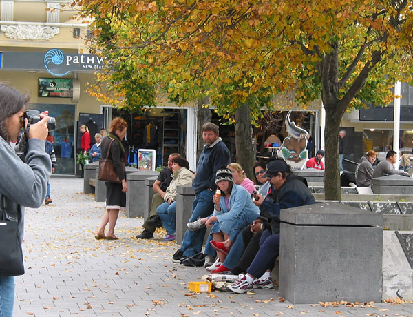 Всенародная расслабуха на кафедральной площади, Christchurch, New Zealand