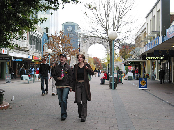 Улицы Крайстчерча, Christchurch, New Zealand