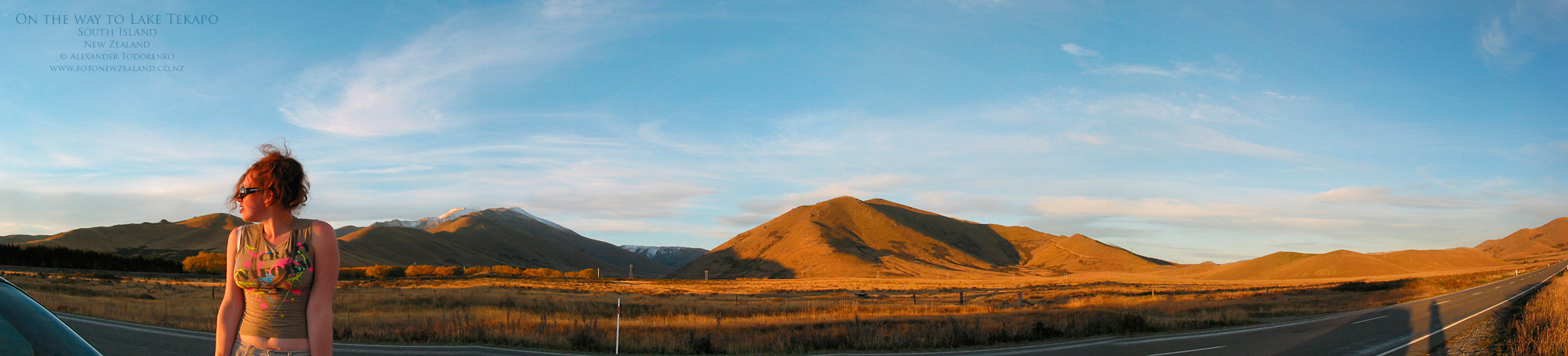 По пути на Озеро Текапо, Южный Остров, South Island, New Zealand