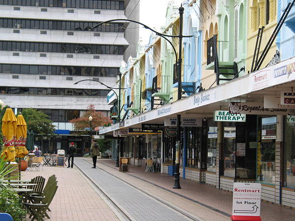 Улицы Крайстчерча, Christchurch, New Zealand