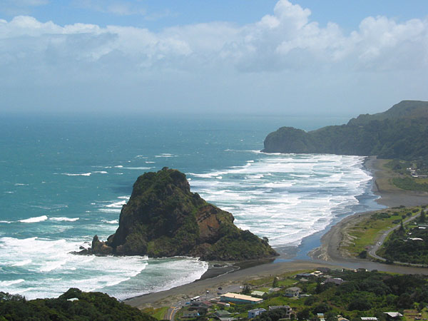 Пляж Пиха (Piha Beach), Окленд, Новая Зеландия (Auckland, New Zealand)