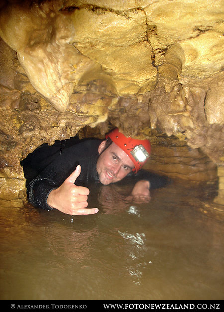 В пещерах Вайтомо (Waitomo), Новая Зеландия (New Zealand)
