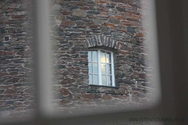 Castle window in Rhine valley, Germany